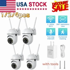 LOT CCTV Security Camera System Outdoor Indoor Home Wireless Wifi Night Camera 