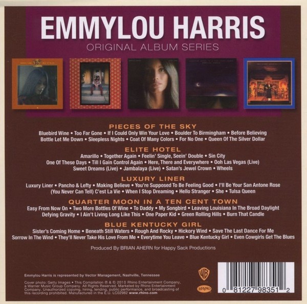 Emmylou Harris: Emmylou Harris: Original Album Series - - (Cd / O)-image