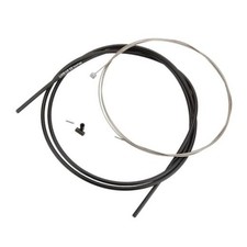 One/Two Linear Bicycle Brake Cable Housing Kit with 1 Set Housing 63" Black