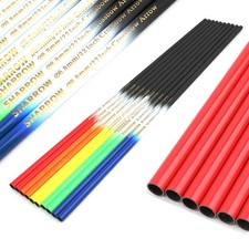 12 X Bolts Carbon ID 7.6mm Arrow Shafts 16"-22" Archery Hunting Target Shoot DIY