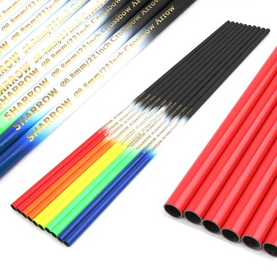 12x Bolzen Carbon ID 7,6 mm Pfeilschäfte 16''-22  Bogenschießen Zielschießen DIY
