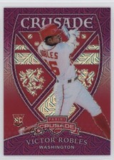 2018 Panini Chronicles Crusade Purple Mojo Prizm /99 Victor Robles #16 4d3