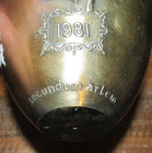 Vintage Pharmacy Class 1981 Mortar & Pestle Rx Secundum Artem Corrosion Brass — photo 5