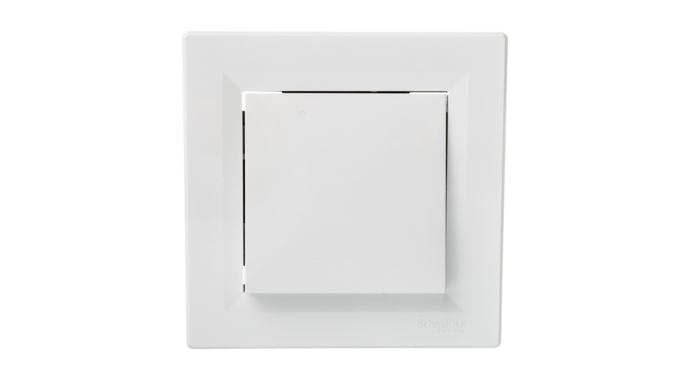 Connector Asfora Single Bipole White with Frame EPH0200121