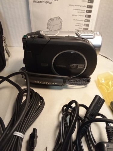 (MA2) Sony HandyCam DCR-DVD850 Mini DVD Camcorder Hybrid + 60-fach optischer Zoom - Bild 3 von 7