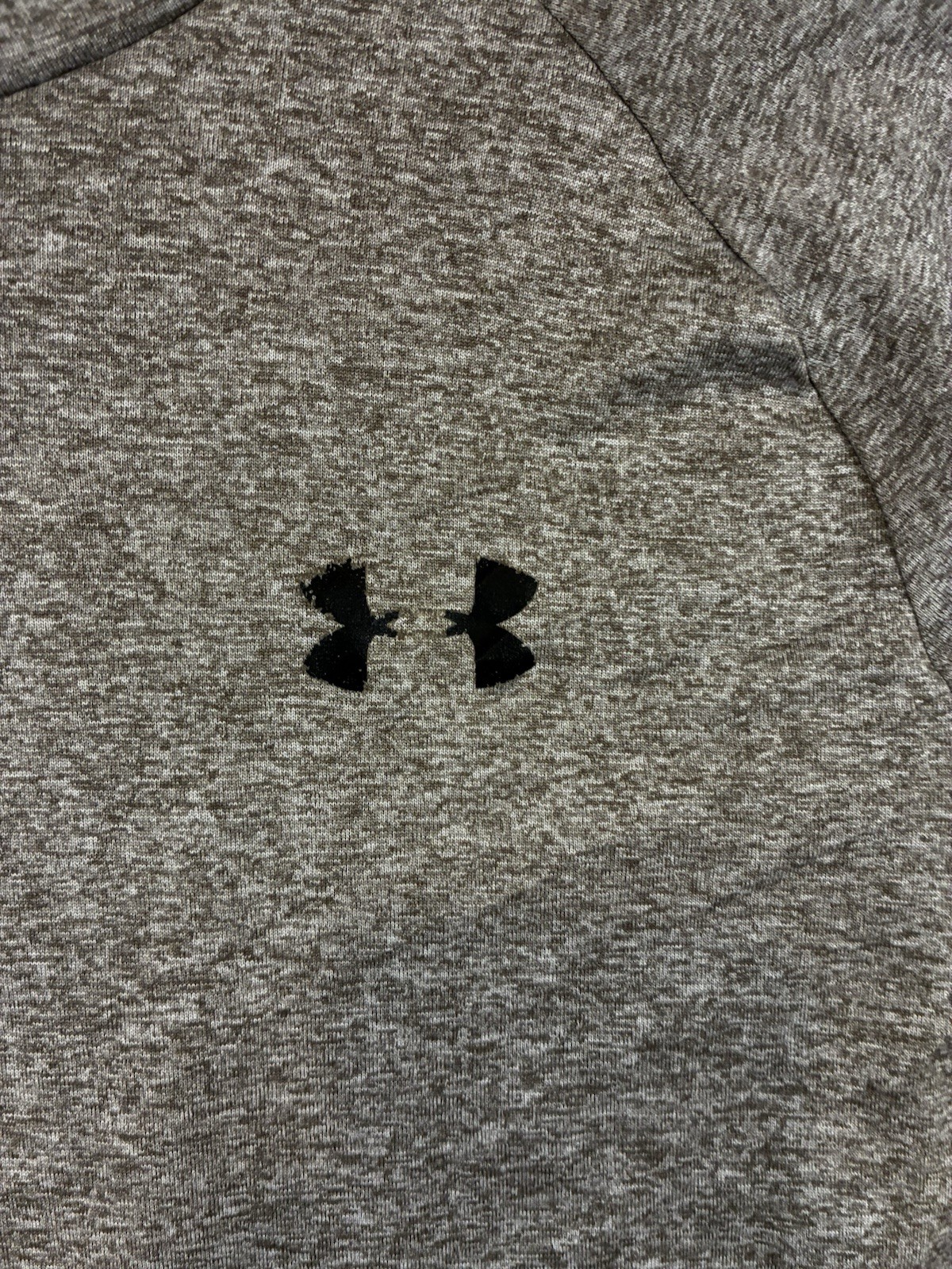 Under Armour Men's S Grey HeatGear Short Sleeve Gym Compression Shirt image 2
