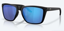 NEW Costa Del Mar MAINSAIL XL Matte Black / Blue Mirror Polarized Glass 580G