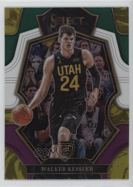 2022-23 Panini Select Premier Level Green White Purple Prizm Walker Kessler 1hr4