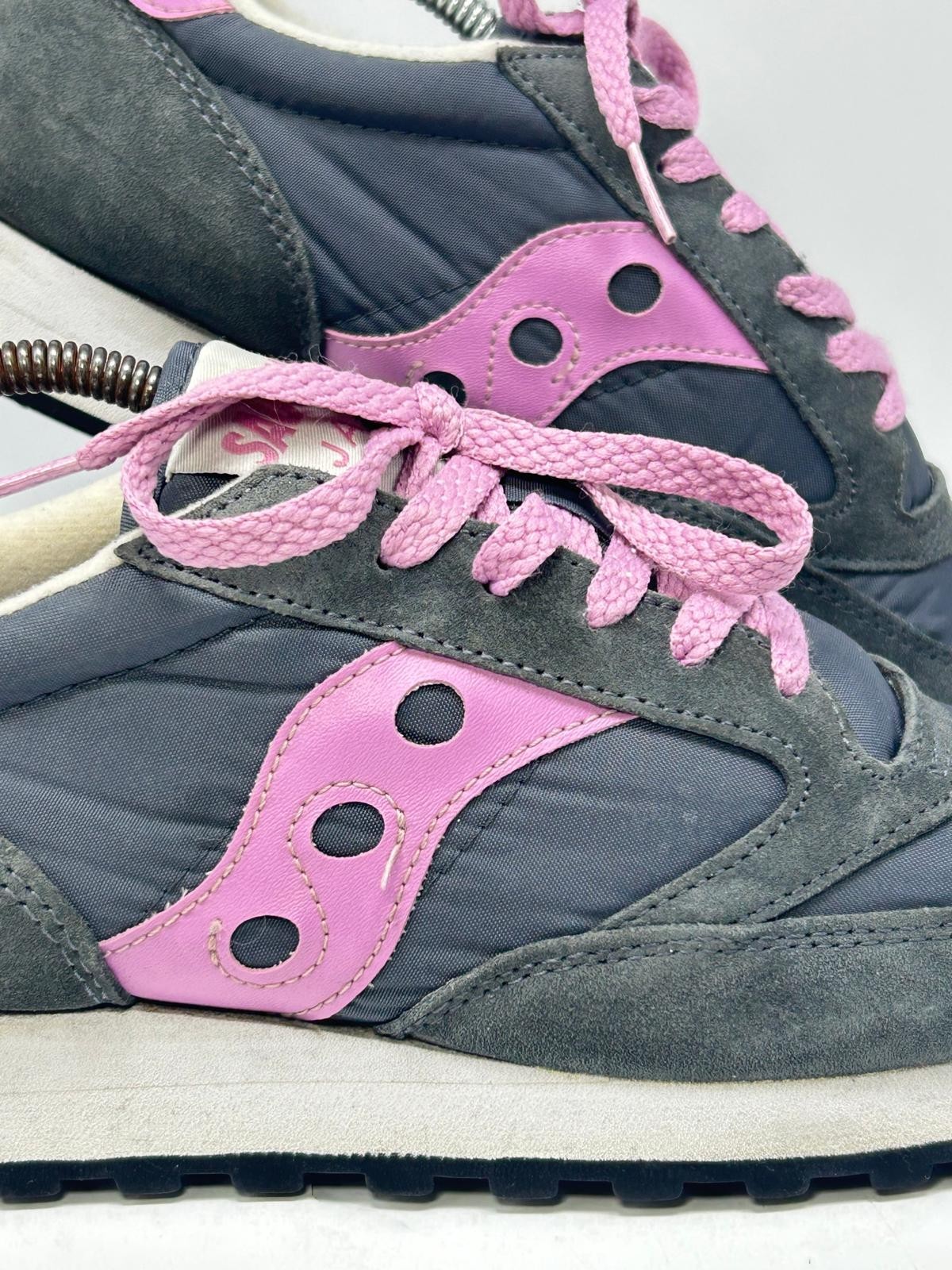 Saucony Jazz Original Women`s Size 10 Grey Pink Running Snekers 1044-108 thumbnail 6