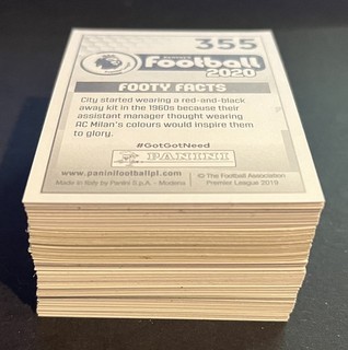 Panini Football 2020 Premier League Job Lot/Bundle x 100 Football Stickers