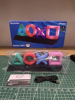 Paladone -Sony Playstation Icons Light 3 Modes Music Reactive USB Game Lamp