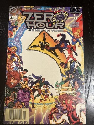ZERO HOUR #2 (DC Comics 1994) -- NEWSSTAND Variant -- NM-