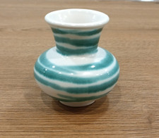 Gmundner Keramik grün geflammt | kleine Kugelvase, Maiglöckchenvase