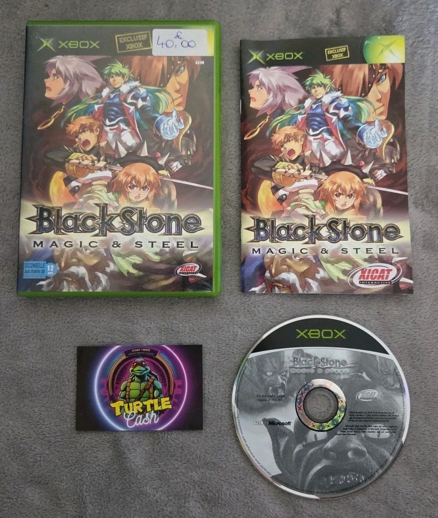 Black Stone Magic & Steel – Xbox PAL FR 🇨🇵 Cd Etat Neuf