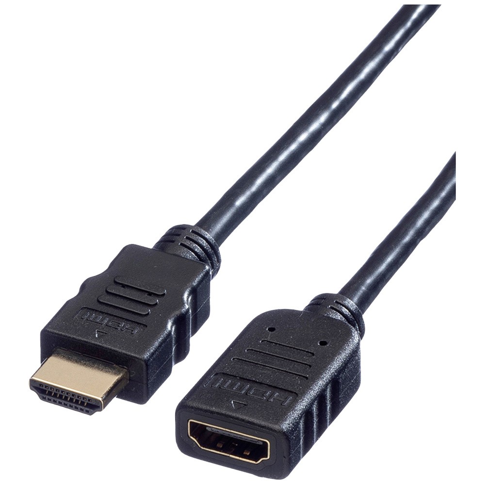 Значение HDMI Verlngerungskabel HDMI-A Stecker HDMI-A Buchse 100 м Schwarz 11 1590₽