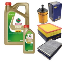 SCT Inspektionspaket 6L Castrol 5W-30 FüR Audi A4 2.0 1.6 1.8 T Seat Exeo ST