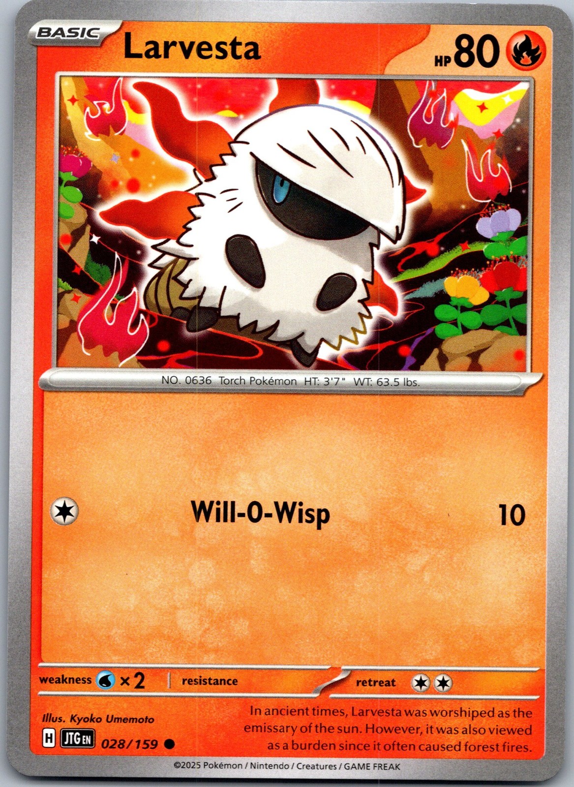 Larvesta Normal SV09: Journey Together 028/159 NM