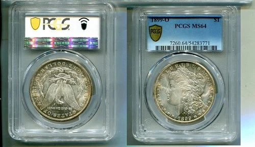 1899 O MORGAN SILVER DOLLAR PCGS MS64 8068T