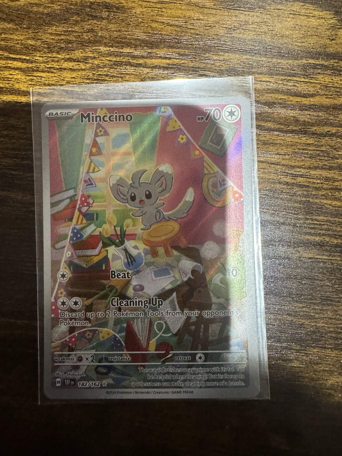 Minccino 182/162 Scarlet Violet Temporal Forces 1