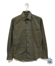 Salvatore Ferragamo Gancini Signature Shirt Size: S Green Men