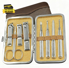 Manicure Set for Men and Women Professional Nail Clippers Kit with Travel Case S