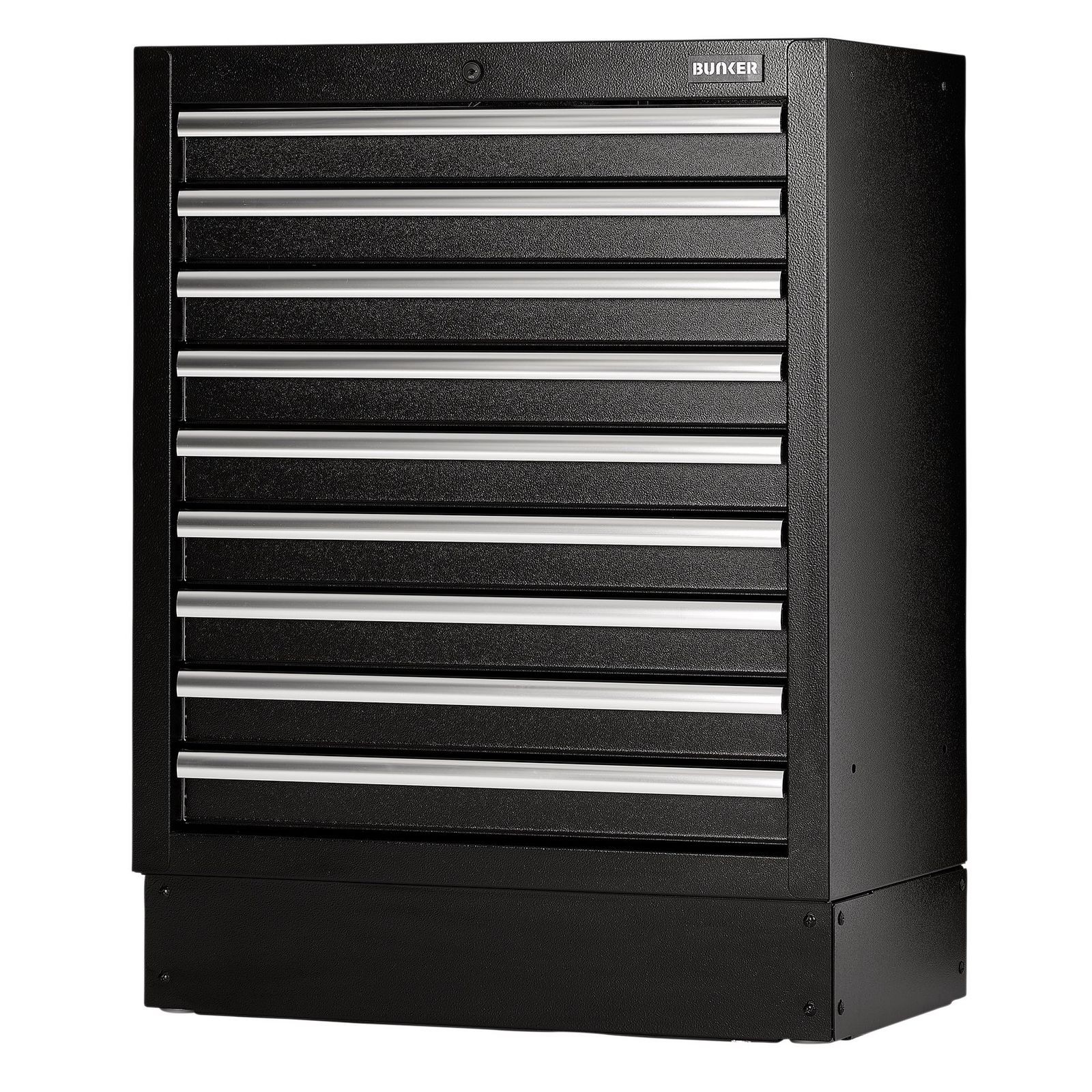 Bunker Black Modular 9 Drawer Floor Cabinet - Image 2