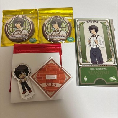 Detective Conan Café 2026 Sera Masumi Mini Acrylic Stand Retro Ver + 2 Drawn