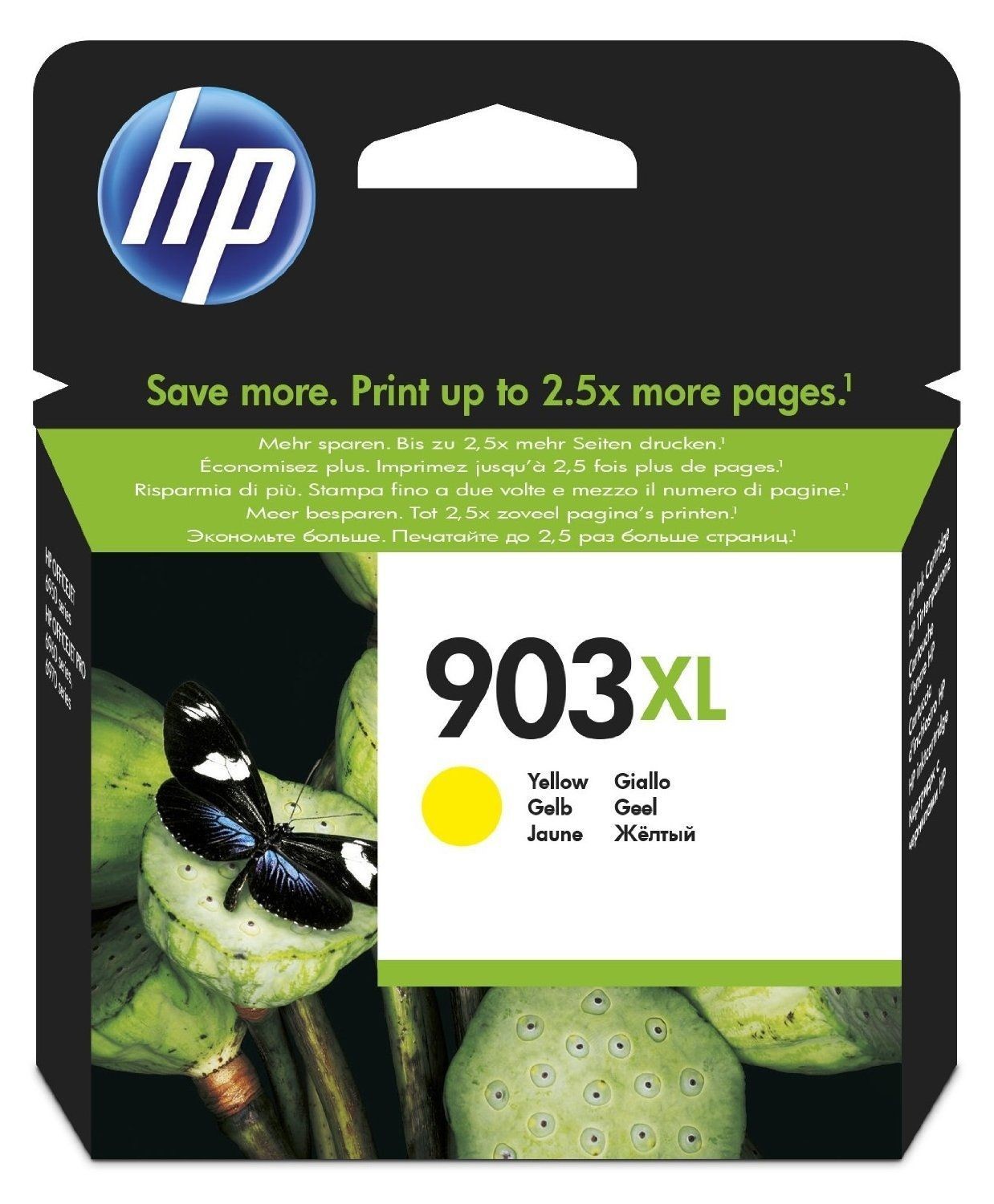 Cartouche encre jaune HP 903XL de grande capacité pour imprimante OfficeJet