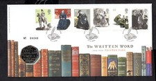 GB - 2005 Written Word 50p Coin PNC Royal Mint First Day Cover