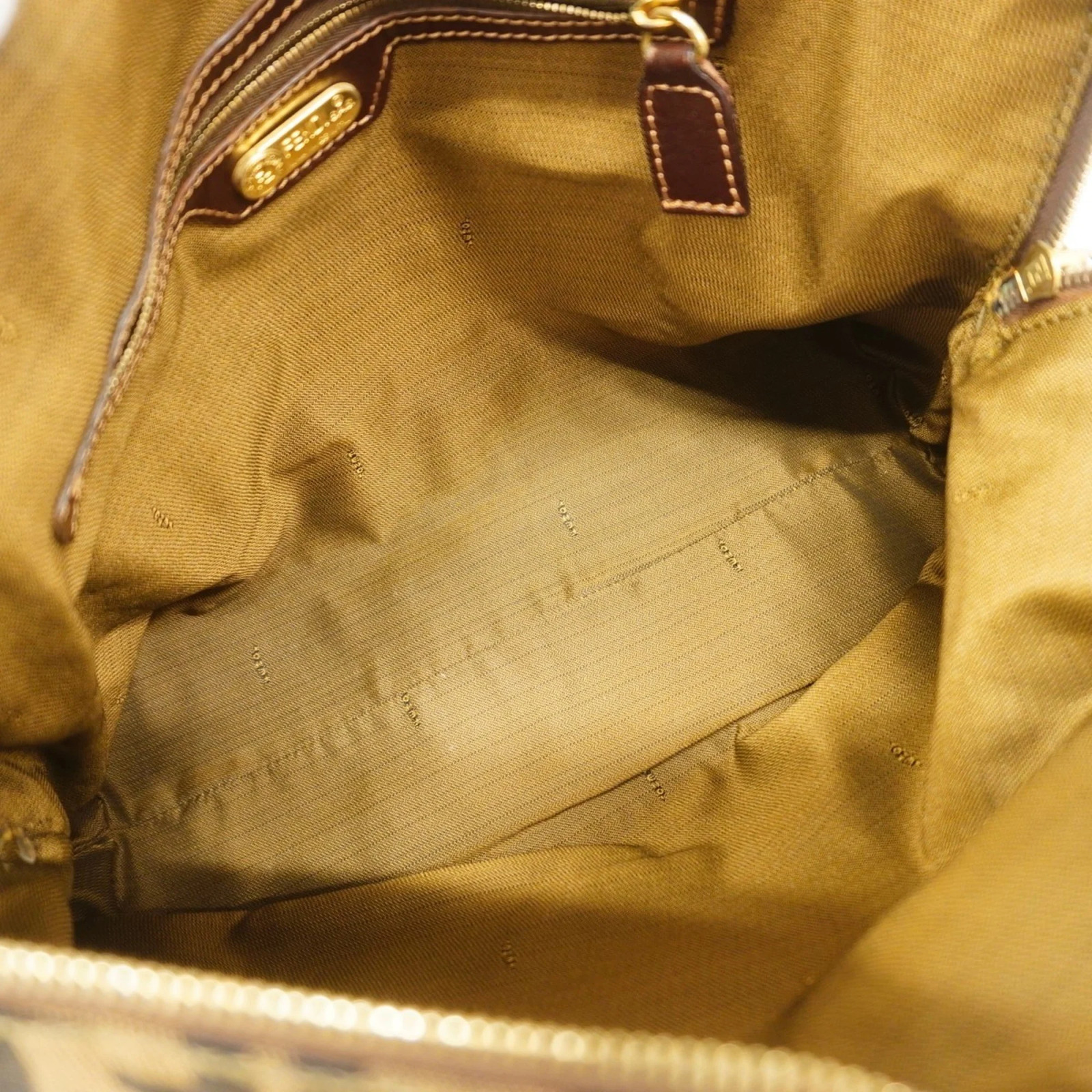 Fendi Zucca nylon canvas handbag, brown, 2-way bag for women GZl1fg3x thumbnail 4