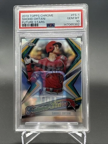 2019 Shohei Ohtani Topps Chrome Future Stars PSA 10 GEM MINT POP 790