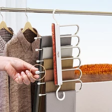 Folding drawer multifunctional multi-layer pants hanger for home use