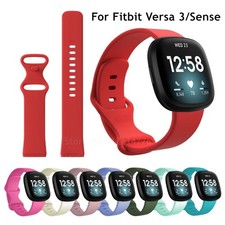 For Fitbit Versa 3/4/Sense Silicone Strap Wristband Replacement Watch Band Sport