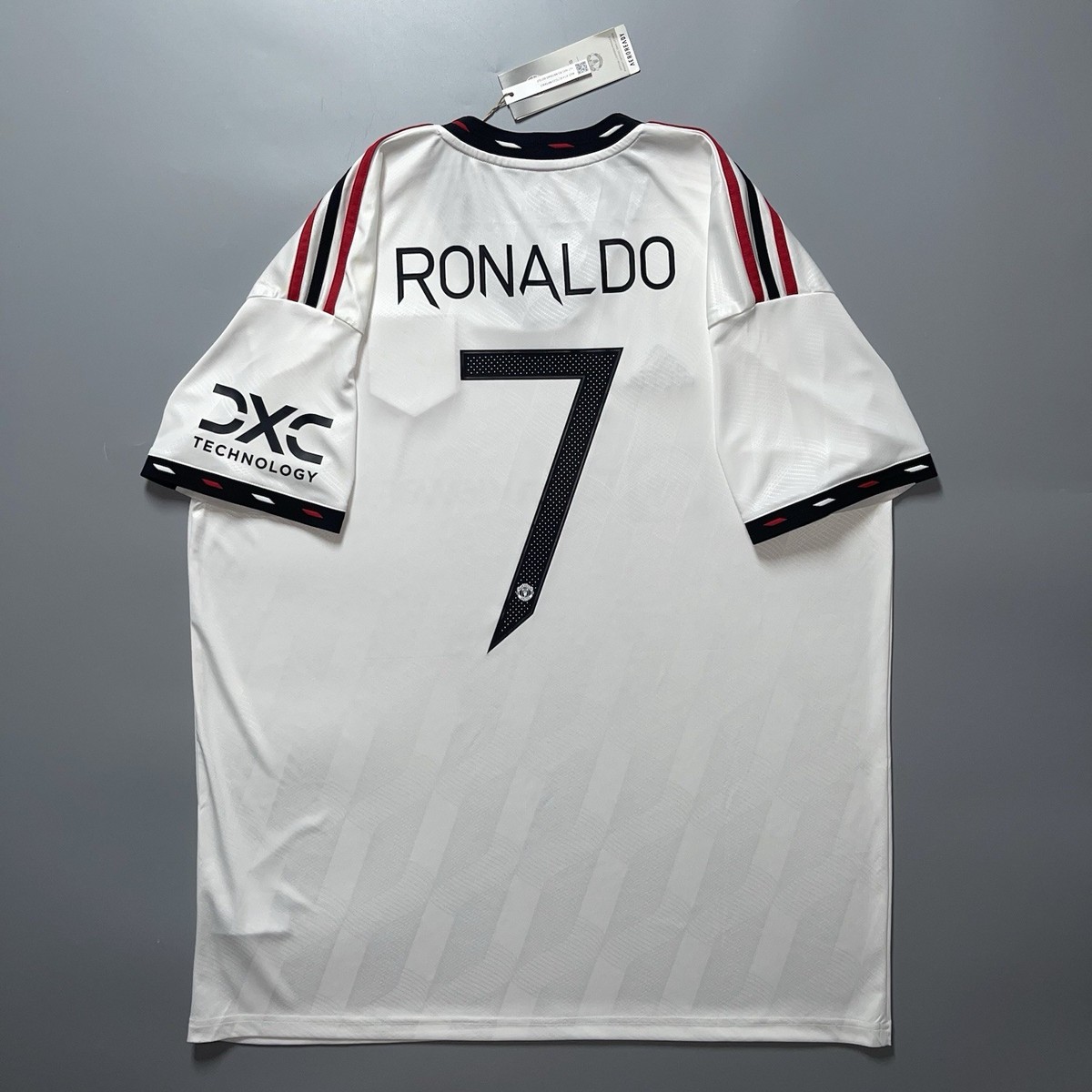 MAN UNITED ADIDAS 2022/2023 FOOTBALL AWAY JERSEY #7 RONALDO SIZE
