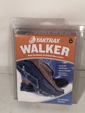 Yaktrax Walker Traction Cleats for Snow and Ice, Safety Orange, Medium