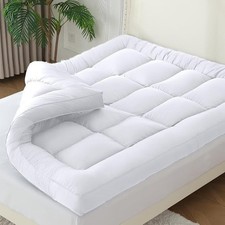 Image of Silentnight Ultimate Deep Sleep Mattress Topper 2.5 5 10cm Thick Bed Comfort Pad