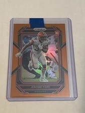 2022 Panini Prizm Jerome Ford RC #346 Orange Prizm /249 Browns Color Match SSP
