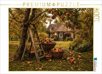 Calvendo Puzzle Apfelernte Im Landhausgarten | 1000 Teile Lege-GrößE 64X48Cm Fot