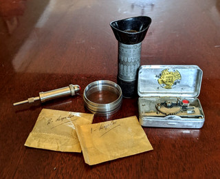vintage camera accessories.