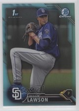 2016 Bowman Draft Chrome Picks Sky Blue Refractor Reggie Lawson #BDC-109 h3a