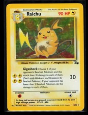 Raichu (14) Unlimited Holo Holo Rare Fossil 14/62 LP on eBay