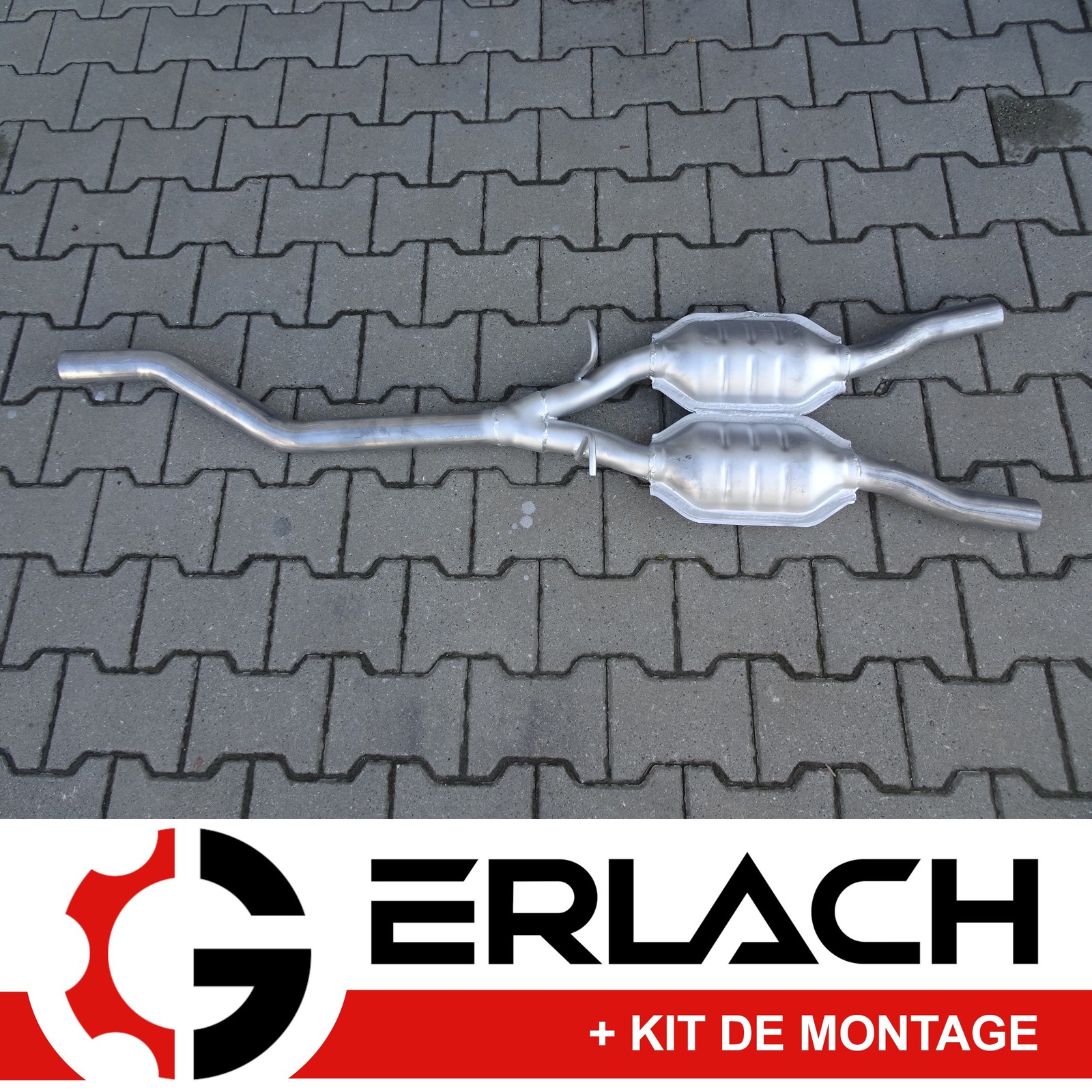 Silencieux intermédiaire Audi A4 B7 2.0 TFSI quattro 7503 tube échappement intermédiaire