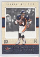 2002 Fleer Genuine Brian Griese #35 0f4