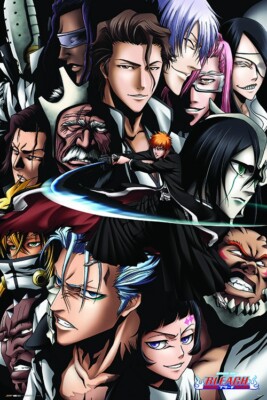 BLEACH ICHIGO MONTAGE POSTER JAPANESE ANIME COMIC NEW 24x36 FREE