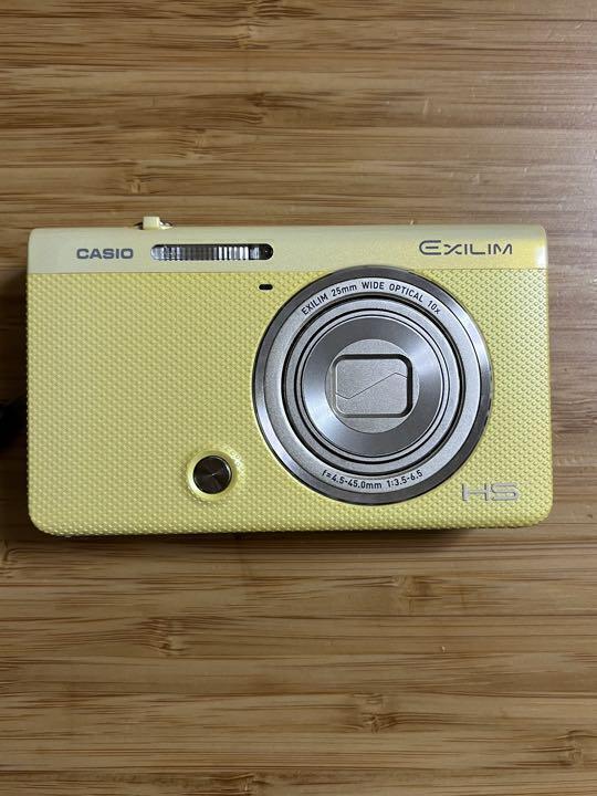 CASIO HIGH SPEED EXILIM EX-ZR70 Yellow Digital Camera Selfie