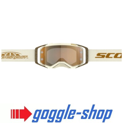 SCOTT PROSPECT AMPLIFIER GOGGLES MOTOCROSS PRO CIRCUIT GOLD CHROME
