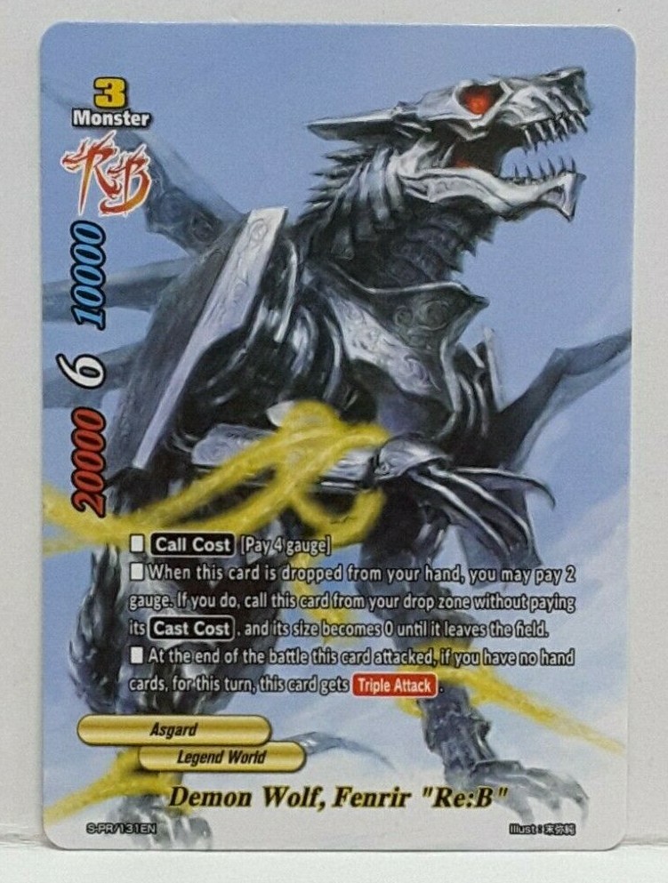 Future Card Buddyfight Demon Wolf, Fenrir 