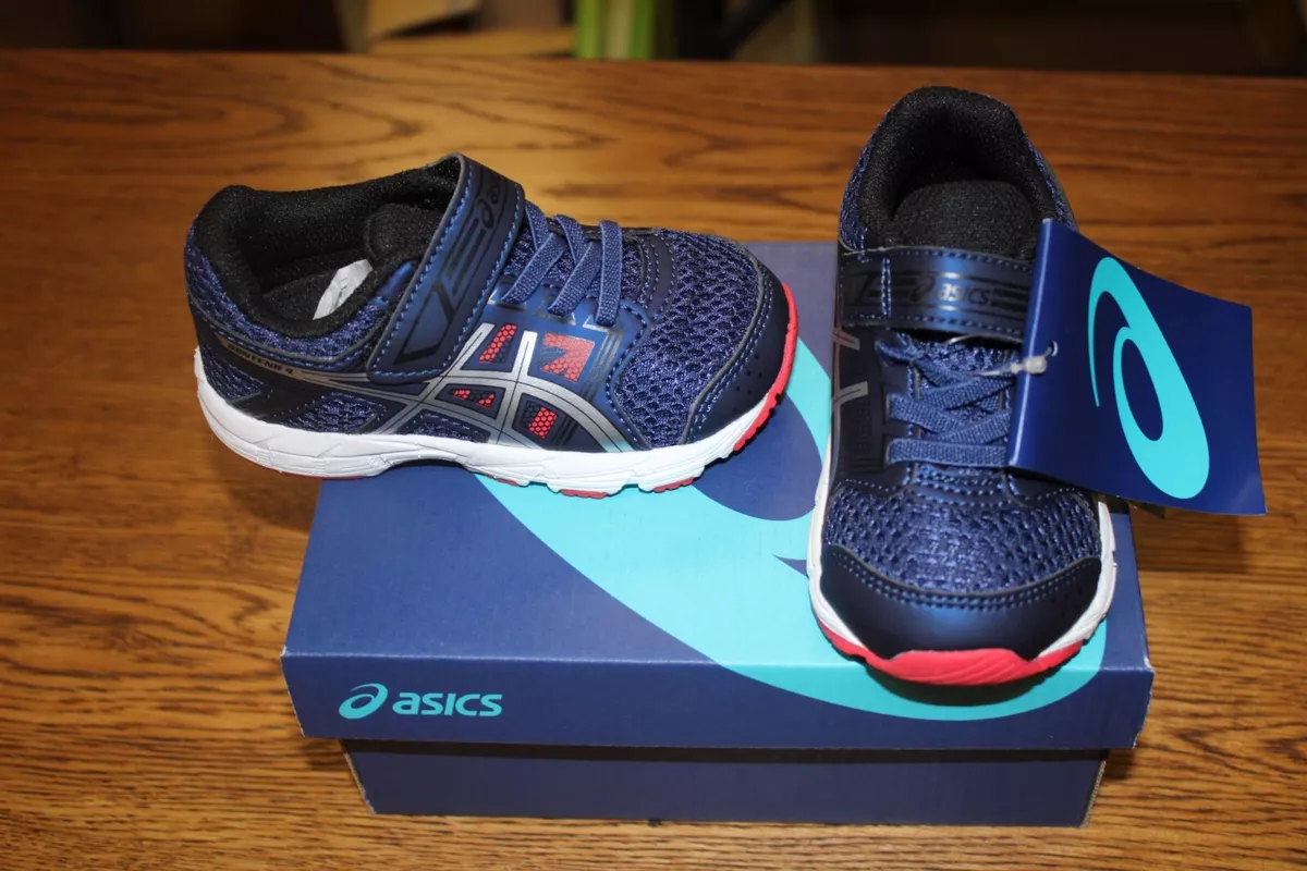 NEW IN BOX ASICS CONTEND 4 TODDLER SIZE 5 OCEAN BLUE FREE SHIPPING