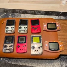 Junk Nintendo Gameboy Advance Color Random Color Console Lot 8 Japan #N157