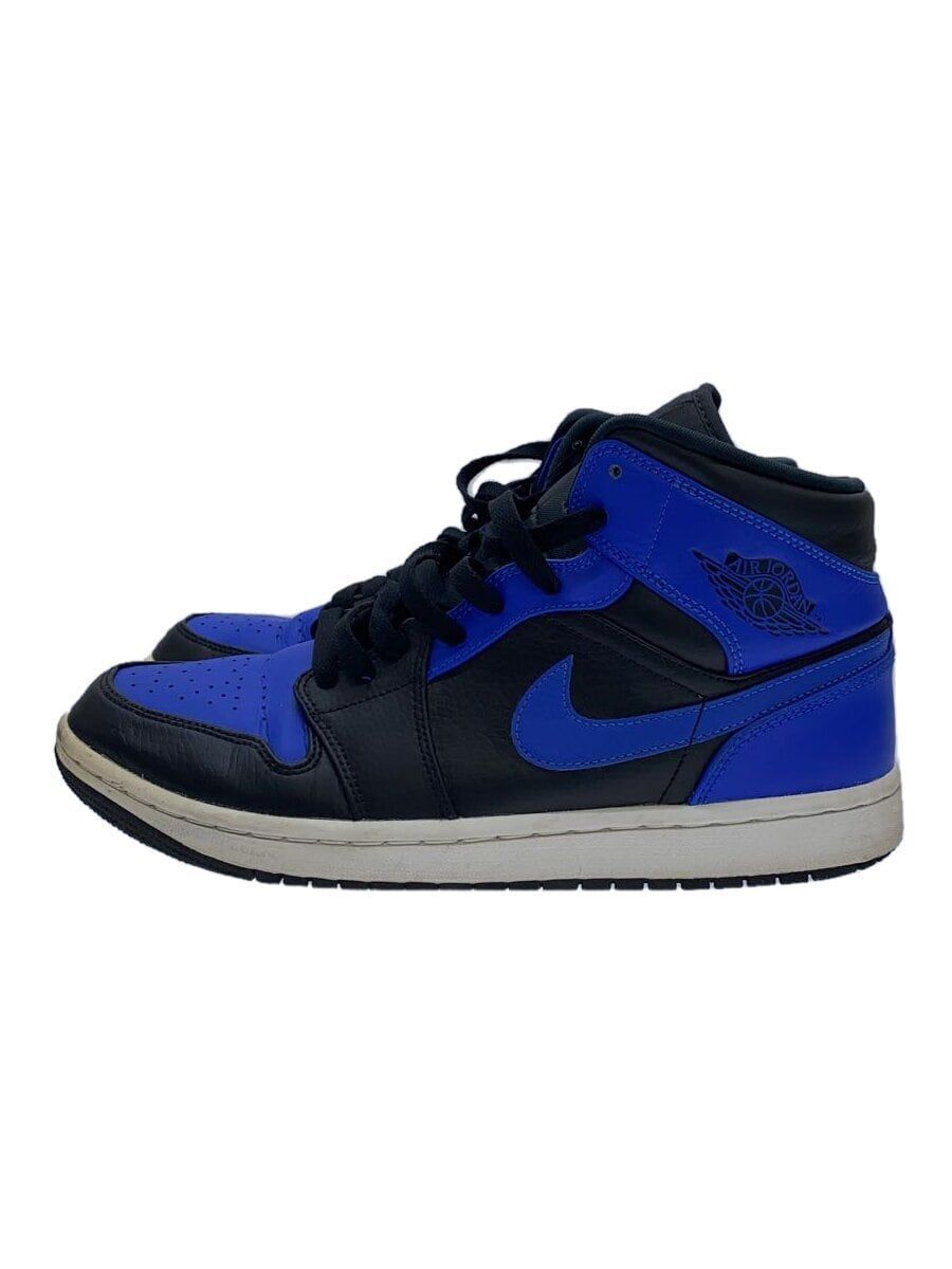 Nike High Top Sneakers AIR JORDAN 1 MID 26cm Blue PVC Used | eBay